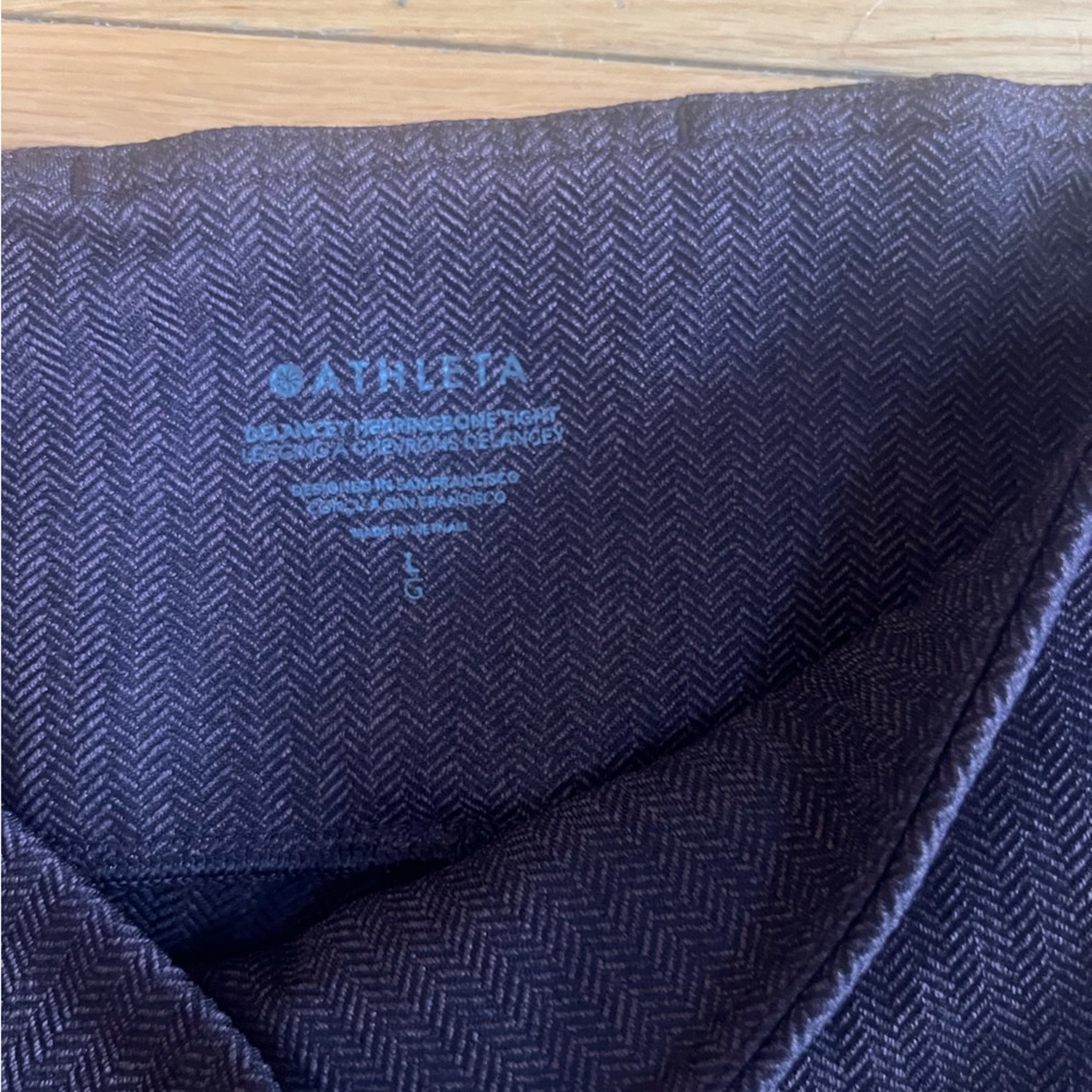Athleta Delancy Herringbone Patterned Pants In De… - image 2
